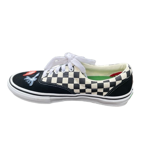 Vans Skate Era Skateistan Checkerboard Canvas Suede Sneakers - Picture 5 of 13